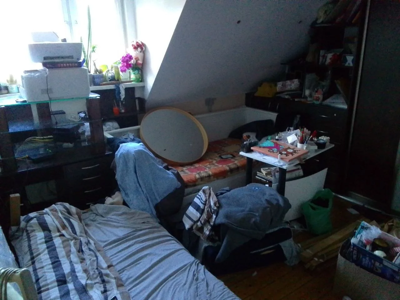 Phone photo — before