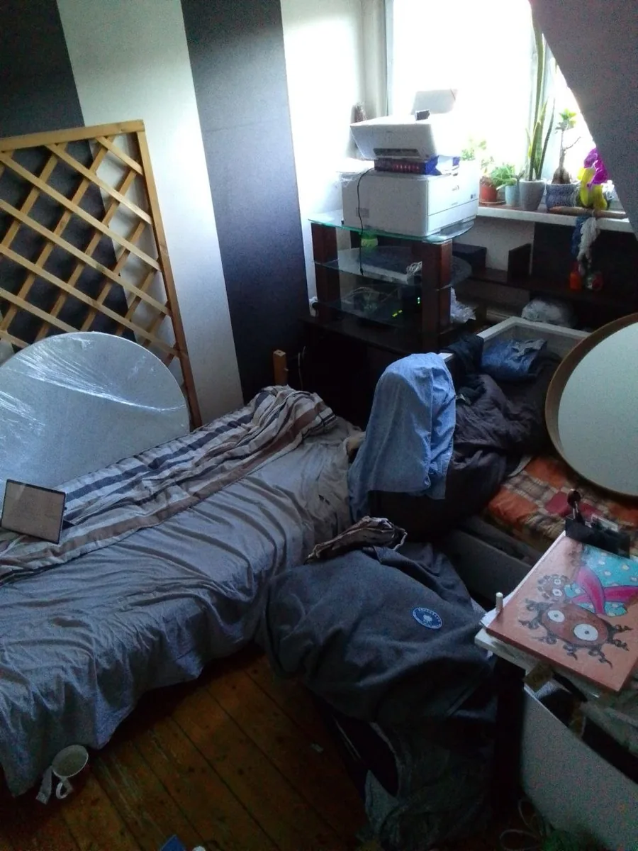 Phone photo — before