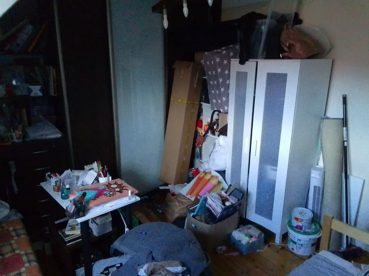 Phone photo — before